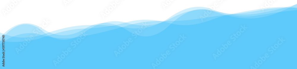 Water wave Blue river, sea, ocean layer. Vector background Water wave Blue river, sea, ocean layer. Vector background