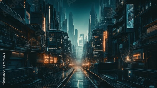 Futuristic City Generative AI