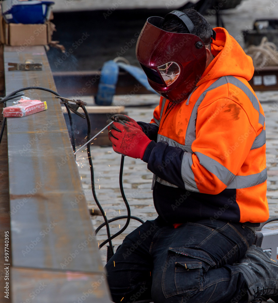 Fototapeta premium soudeur