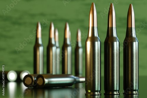 Set cartridges. Bullets for...