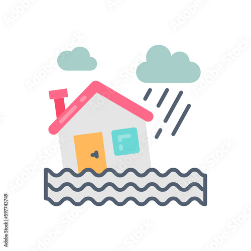 Natural Disaster icon in vector. Illustration