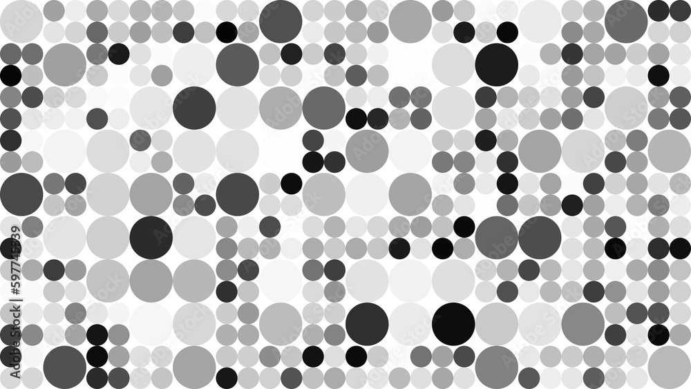Technology banner design with white and grey circles, dot raster . Abstract geometric vector background with dot circle pattern for wide banner vector file Technology banner design with white and grey circles, dot raster . Abstract geometric vector background with dot circle pattern for wide banner vector file
