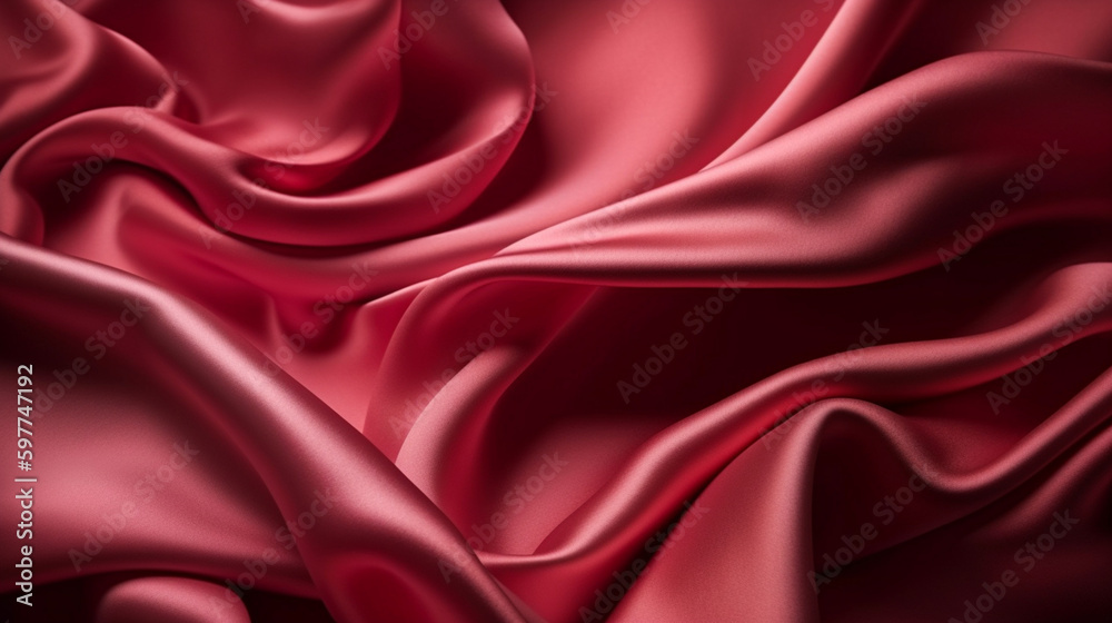 Abstract, Texture, Background, Pattern. Texture of Luxury Bright Rose Pink Silk Waves Background. Generative Ai Abstract, Texture, Background, Pattern. Texture of Luxury Bright Rose Pink Silk Waves Background. Generative Ai