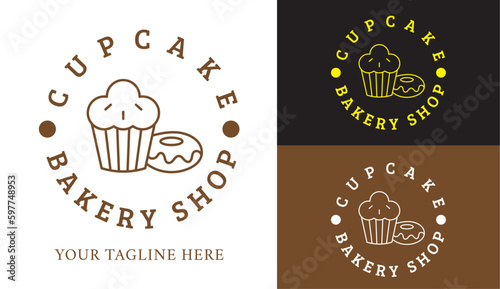 Bakery Logo Design Template  Suitable For Brand Or Street Food Logo