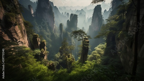Nature's Symphony: Photographing the Serene Beauty of Zhangjiajie's Forest Park