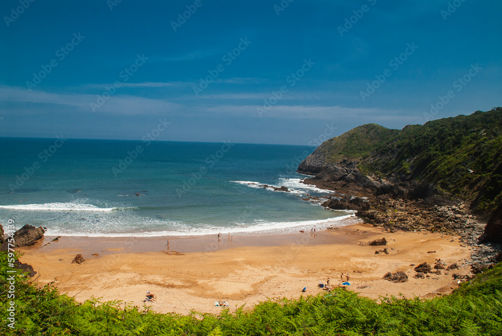 beach and sea