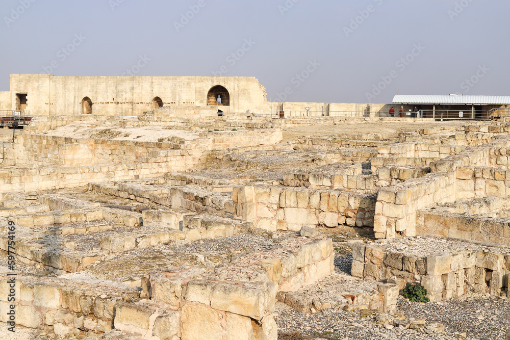 The inside view of Gaziantep Castle