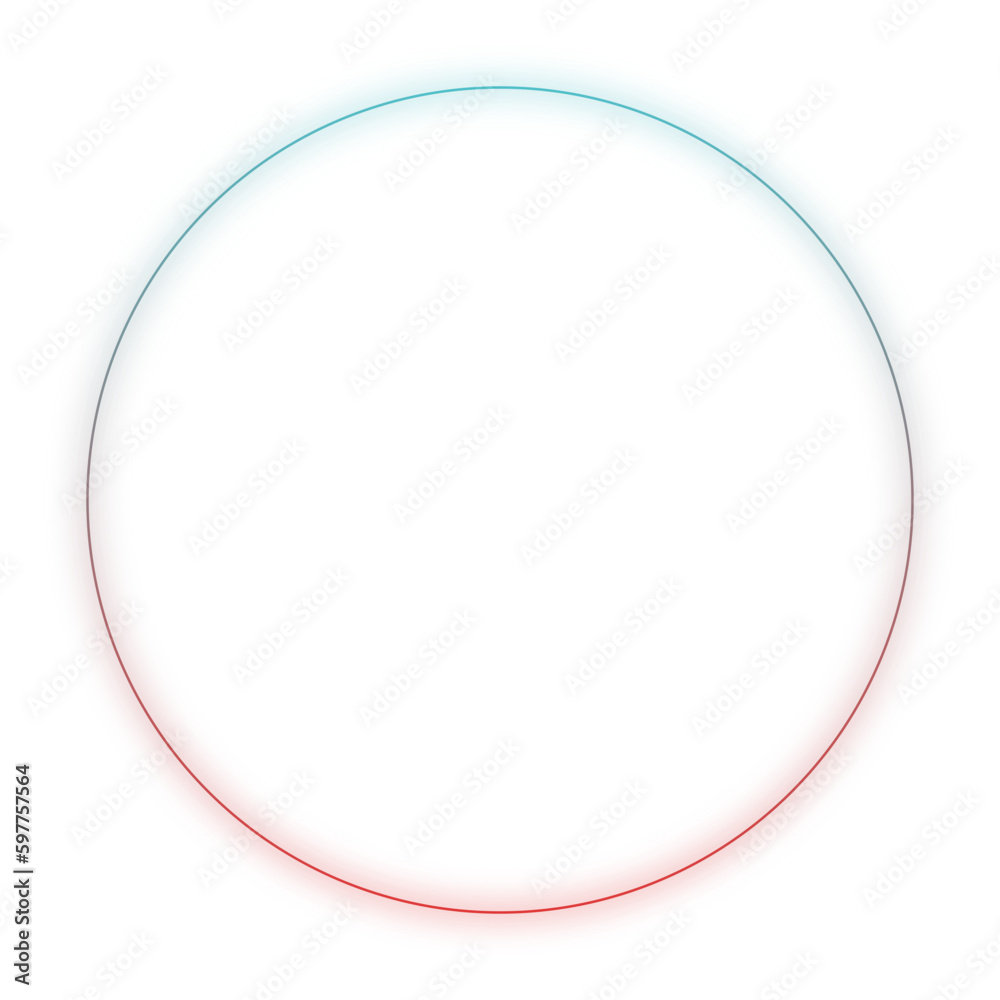 Frame Neon circle frame with glowing gradient ring with colorful. Futuristic portal concept. Vector illustration Frame Neon circle frame with glowing gradient ring with colorful. Futuristic portal concept. Vector illustration