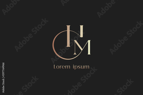 CHM modern luxury typography logo design, chm brand logo, beauty salon logo, luxury brand logo, chm initials, chm lettering 