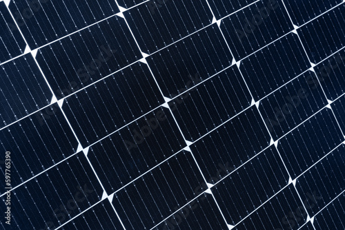 Close up solar panel background 