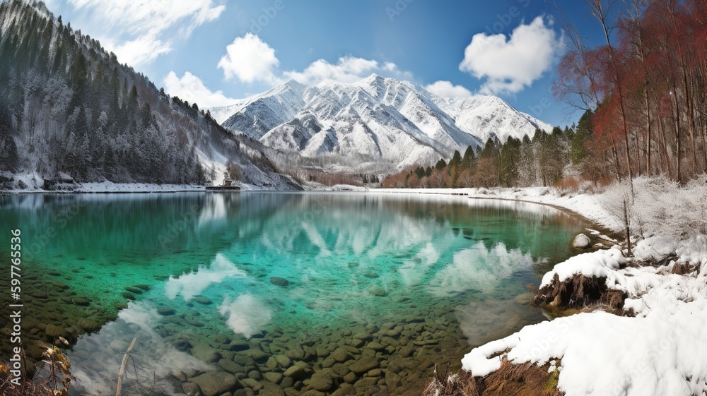 Majestic Peaks: Embracing Jiuzhaigou Valley's Snow-capped Mountains in All Their Glory Majestic Peaks: Embracing Jiuzhaigou Valley's Snow-capped Mountains in All Their Glory