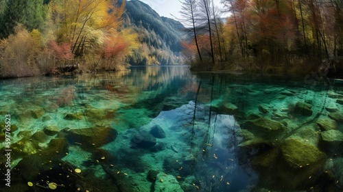 Reflections of Beauty  Mirroring Jiuzhaigou Valley s Scenic Splendor in Tranquil Lakes