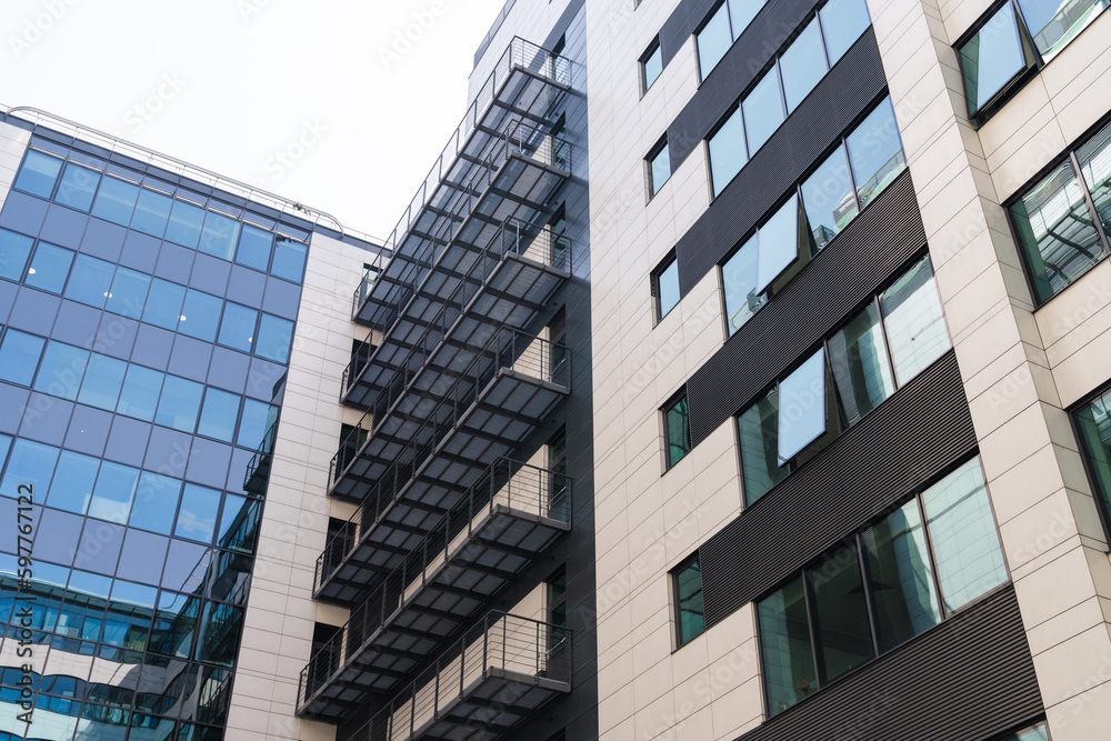 Modern office building. Business center Modern office building. Business center