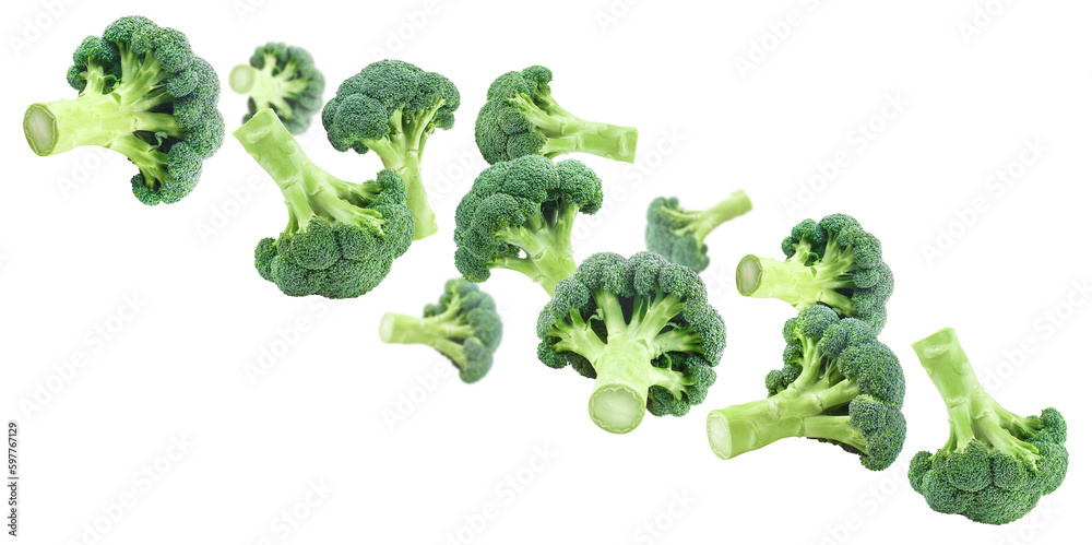 Flying broccoli, cut out Flying broccoli, cut out