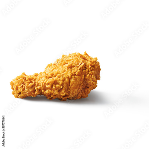 Fried Chicken isolated on white background	
