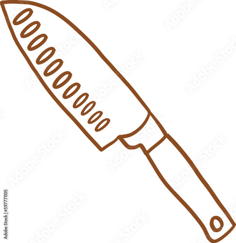 kitchenware_santoku knife_knife_file png
