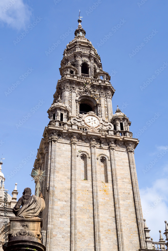 Torre del reloj o Berenguela de la Catedral de Santiago de Compostela