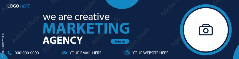 Social media LinkedIn Profile banner, Digital Marketing Agency LinkedIn ...