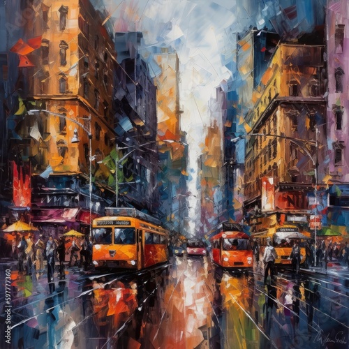 A_vibrant_and_colorful_cityscape_painting_that_captures