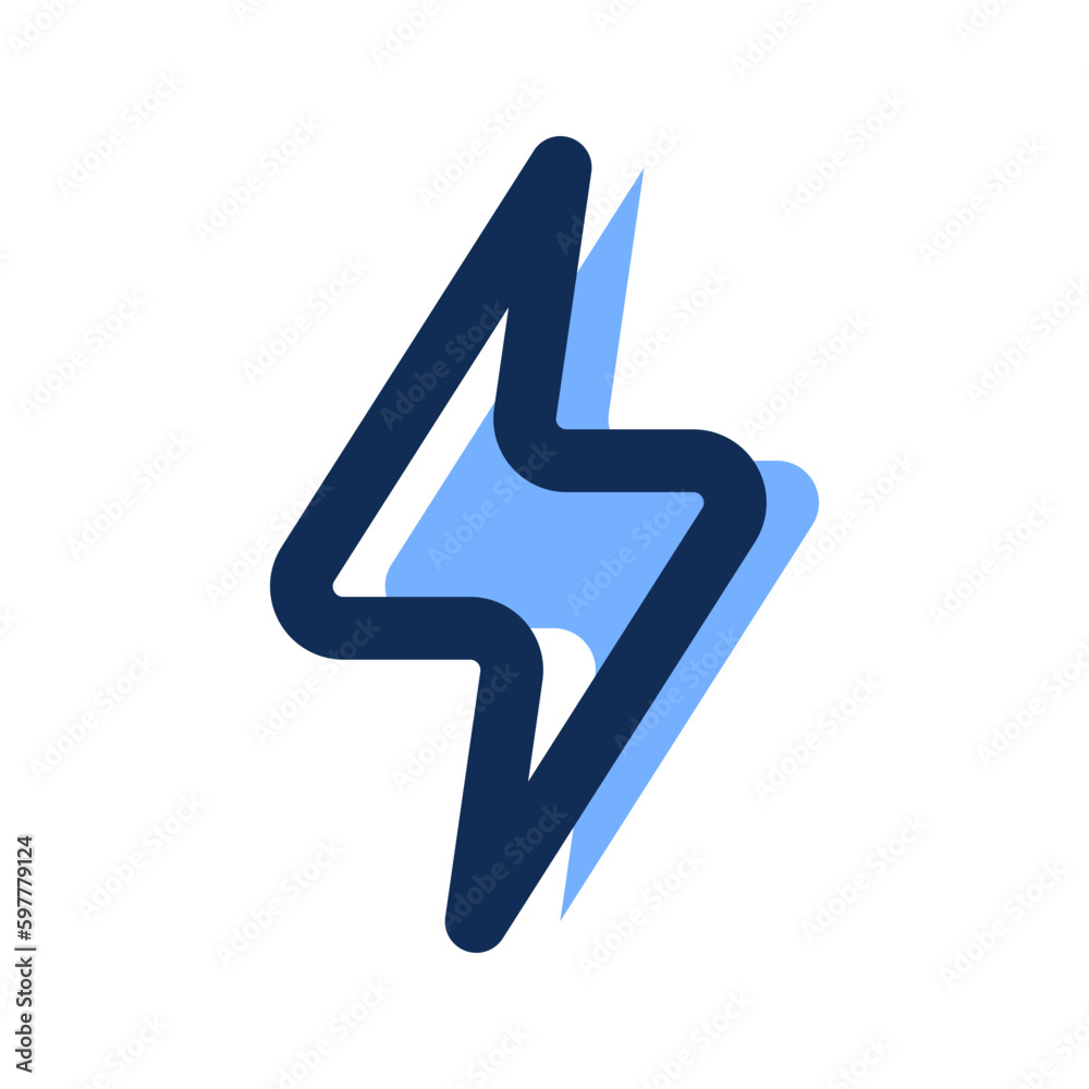 flash filled line icon flash filled line icon
