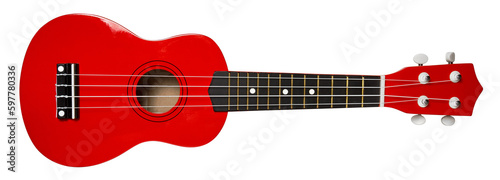 Photos Red ukulele cut out