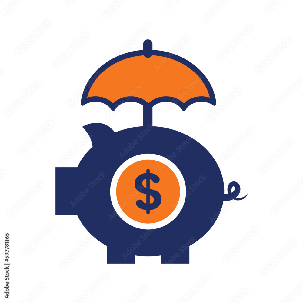 money saving insurance plan icon money saving insurance plan icon