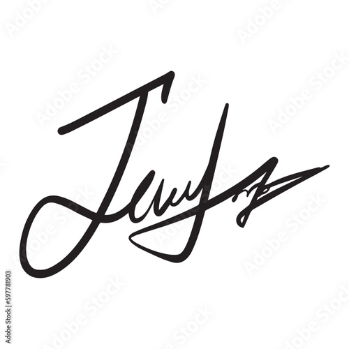 J Signature lettering ,good for graphic design resources, pamflets, mail, letters, banners, prints, posters, bussiness, and more.