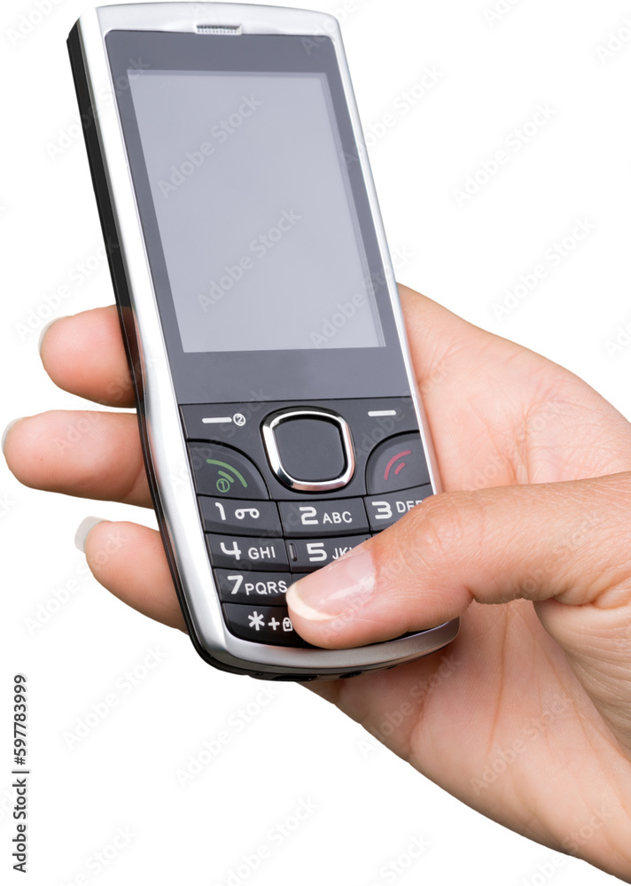 Holding a keyboard based smart phone Holding a keyboard based smart phone