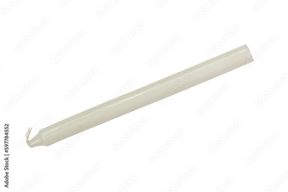 Candle isolated on white, blank for marketplace Candle isolated on white, blank for marketplace