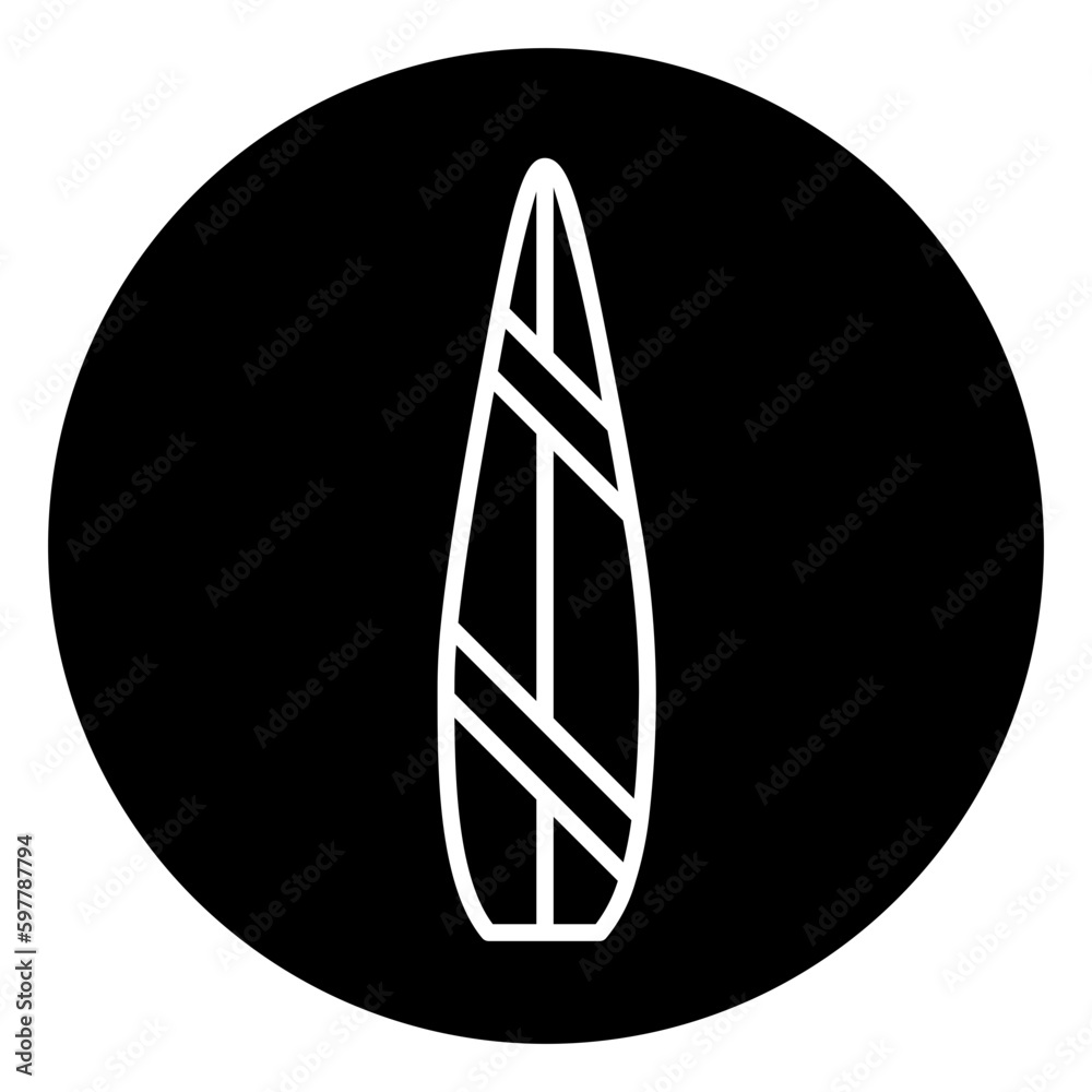 surfing board icon surfing board icon