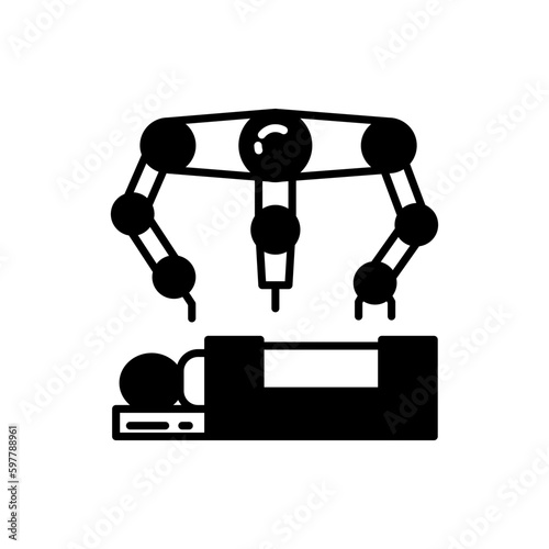 Noninvasive Surgery icon in vector. Illustration