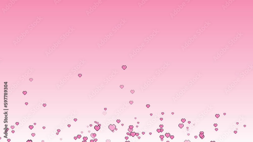 aesthetics cute kawaii pink pixel heart on pink background aesthetics cute kawaii pink pixel heart on pink background