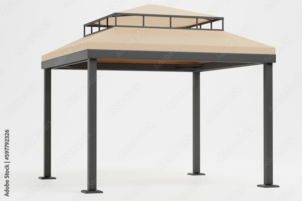Realistic 3D Render of Gazebo Realistic 3D Render of Gazebo