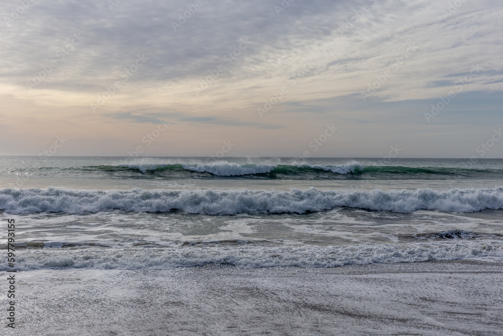 A view on the Pacific ocean coast