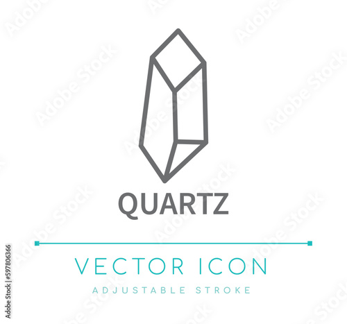 Quartz Line Icon