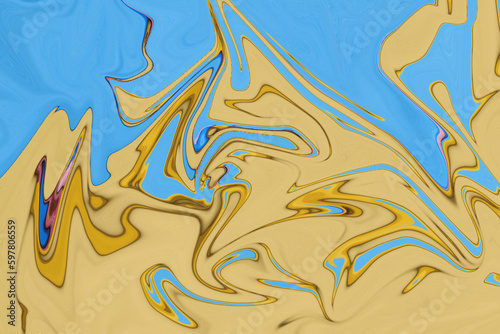 Abstract liquify, abstract background, waves color gradient and liquid texture abstraction.