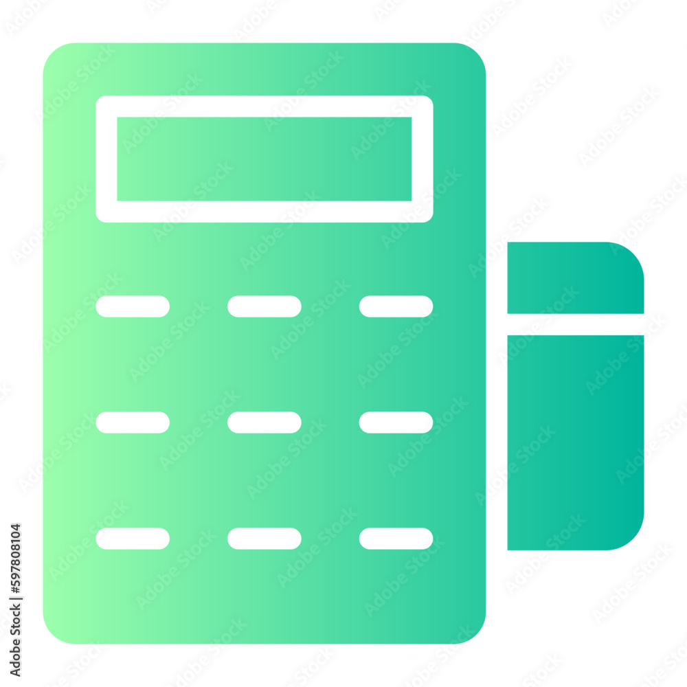 cashless payment gradient icon cashless payment gradient icon