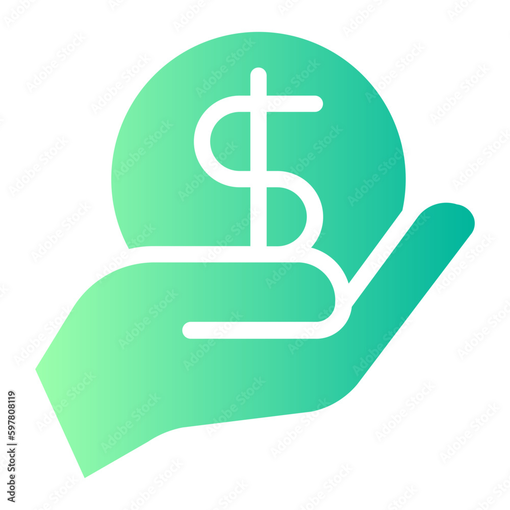 loan gradient icon loan gradient icon