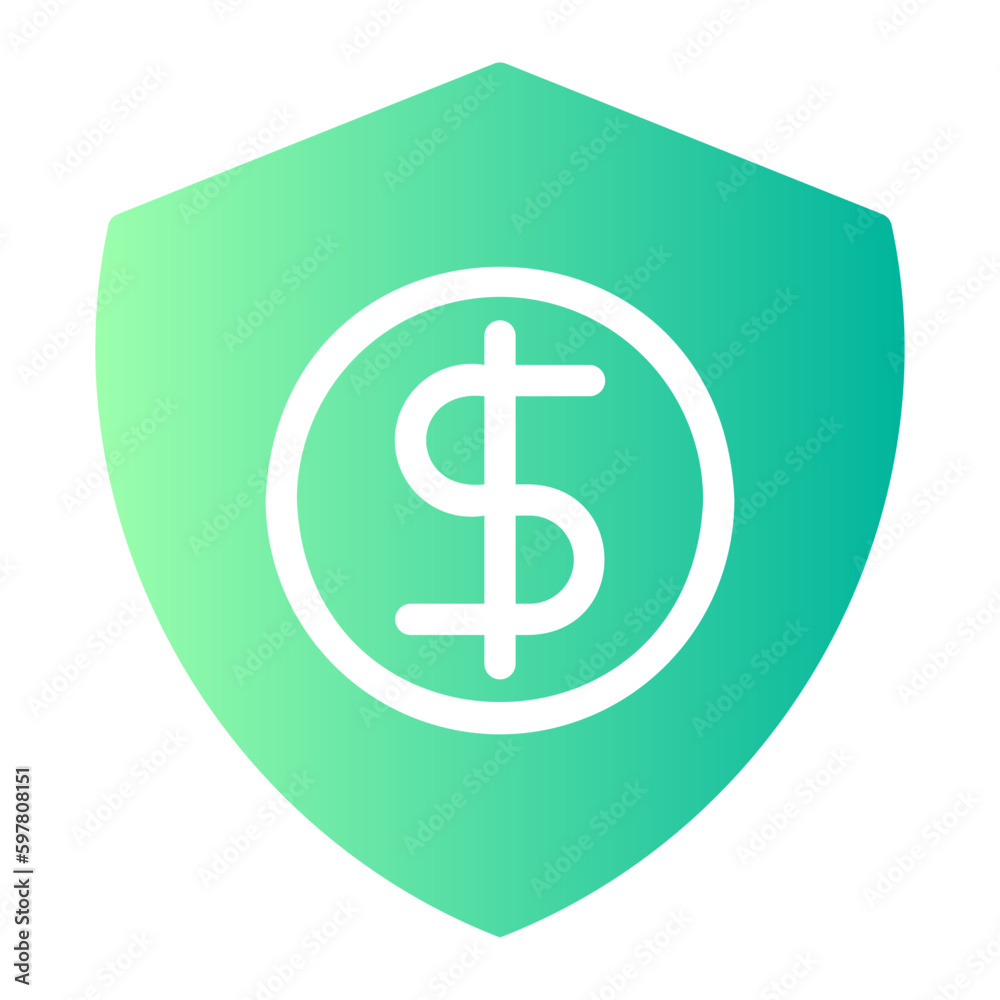 security gradient icon security gradient icon
