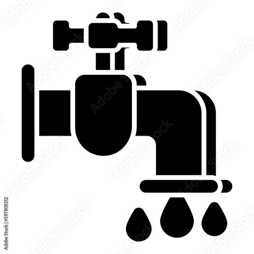 Modern design icon of water tap