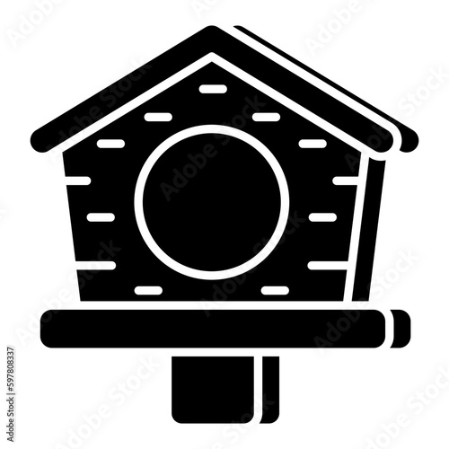 A premium download icon of birdhouse