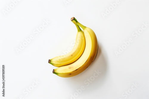 AI Generative. Banana simplicity captured through minimalism photography