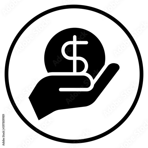 loan glyph icon