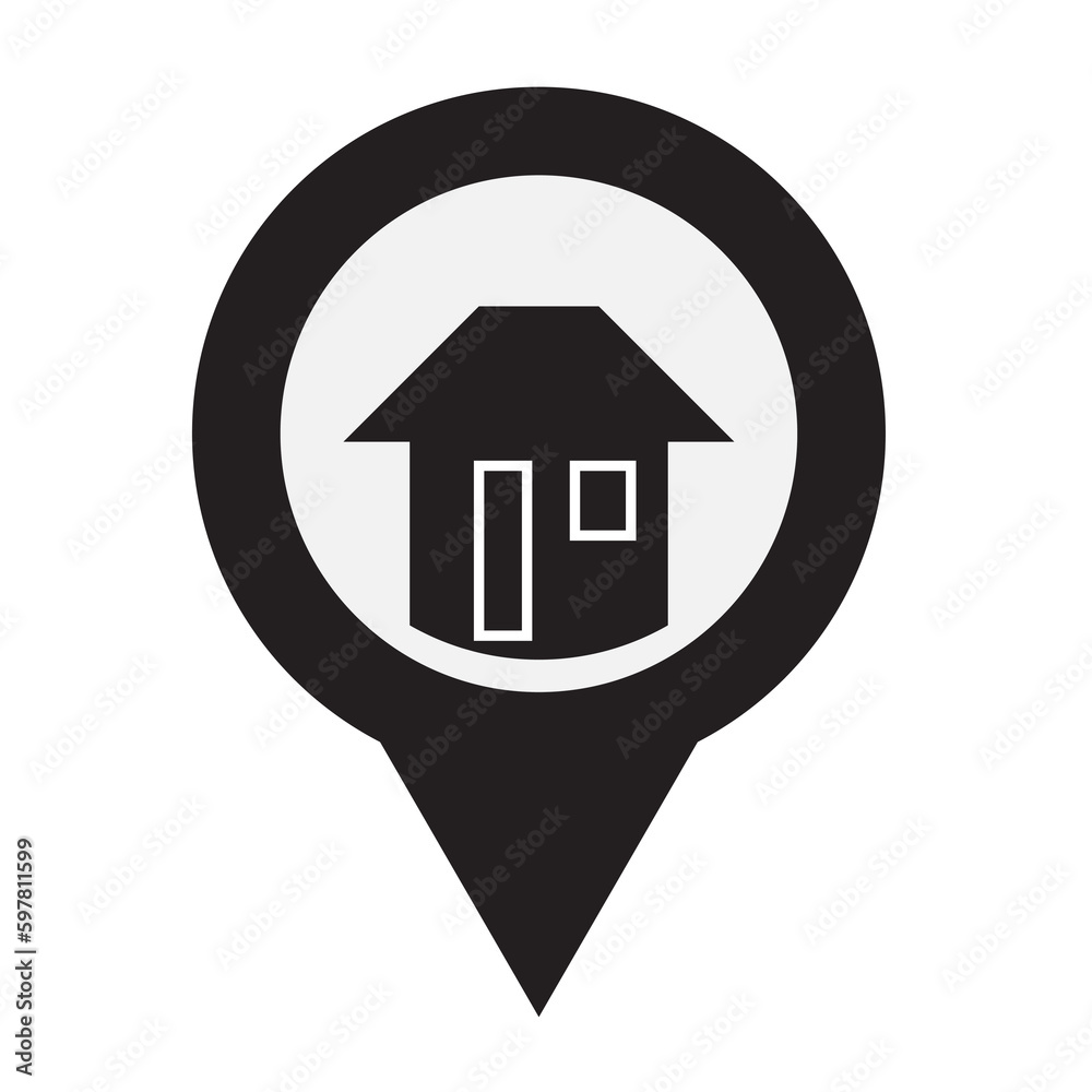 MAP PINs icon design template vector MAP PINs icon design template vector