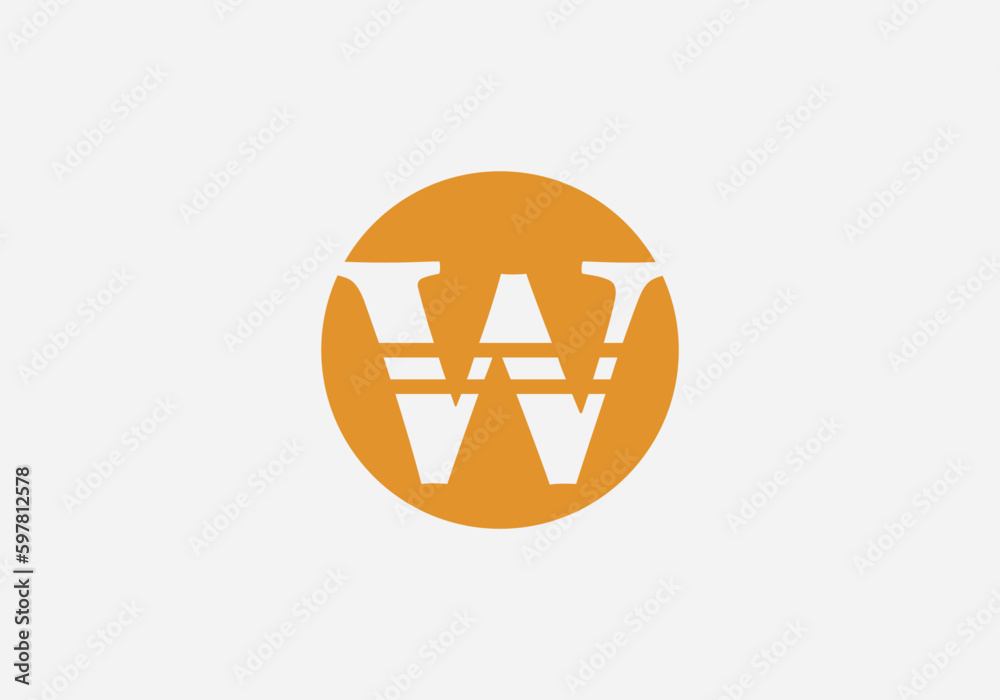 Brand circle logo design and favicon icon vector letters Brand circle logo design and favicon icon vector letters