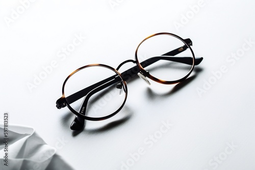 AI Generative Simply Chic: The Elegance of Minimalism in Eyewear Photography