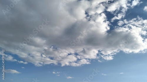 Nature Landscape Clouds Sky Photography, Abstract Cloudy Background
