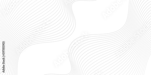 white background with wave lines and technology futuristic modern geomatics line patter backdrop background.