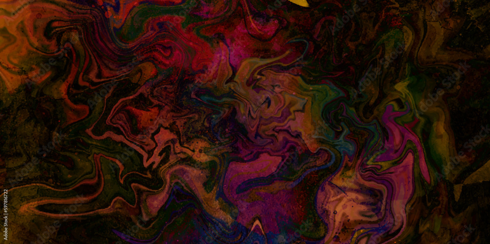 Red and black stone liquid marble background. Red and black stone liquid marble background.