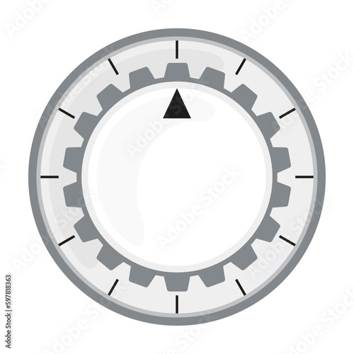 Thermostat vector. Controller with screen for floor, house heating, fan. Electronic thermostat controls and regulates temperaturein appartment remotely.